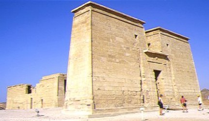 Ansicht des Tempels