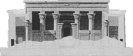Rekonstruktion des Tempel